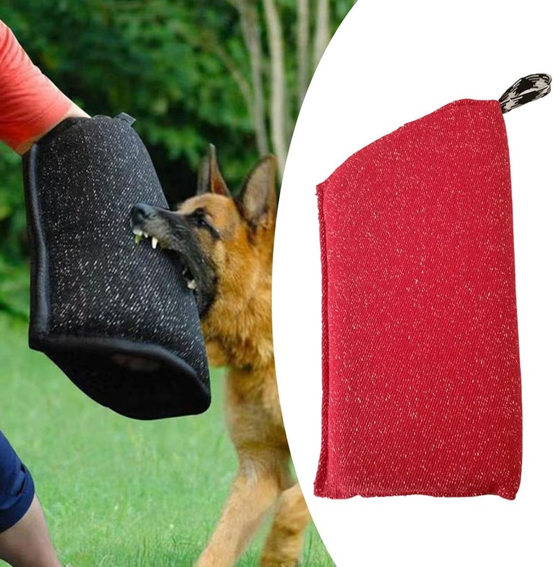 Baoblaze Dog Bite Sleeve Dog Training Sleeve Bite Resistant Sturdy Pet Supplies Bite Protection Sleeve Professional for Puppy Work Dog, red White - Image 5